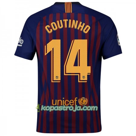 Billiga Fotbollströjor FC Barcelona Coutinho 14 Hemma tröja 2018/19 Kortärmad